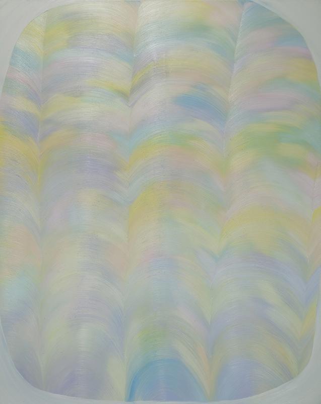 A light painting with a white frame, oil on canvas, 152cm x 120cm, 2012